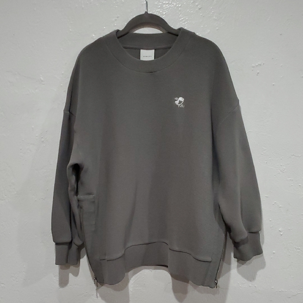 Varley Manning Crewneck Sweatshirt With Cute Bird Logo Size L